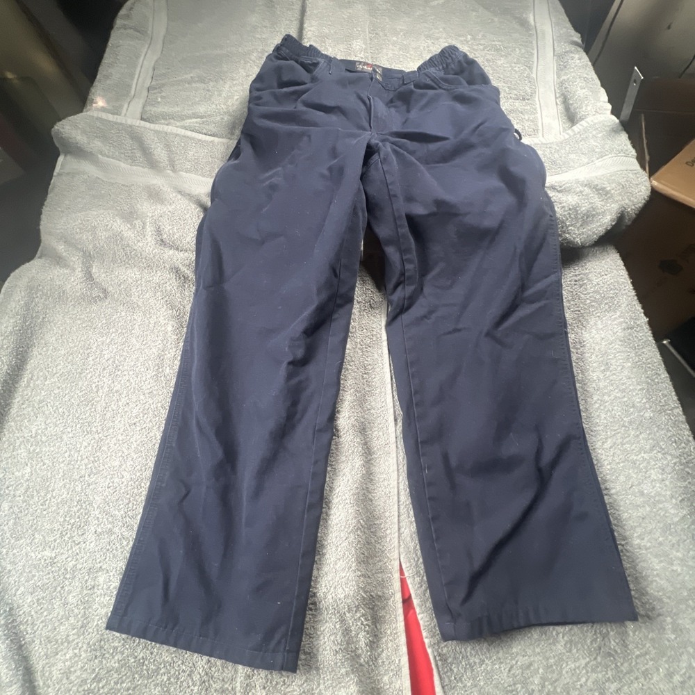 NEW Woolrich Pants Mens 34x36 Blue Elite Series Tactical Canvas Stretch‎ Waist
